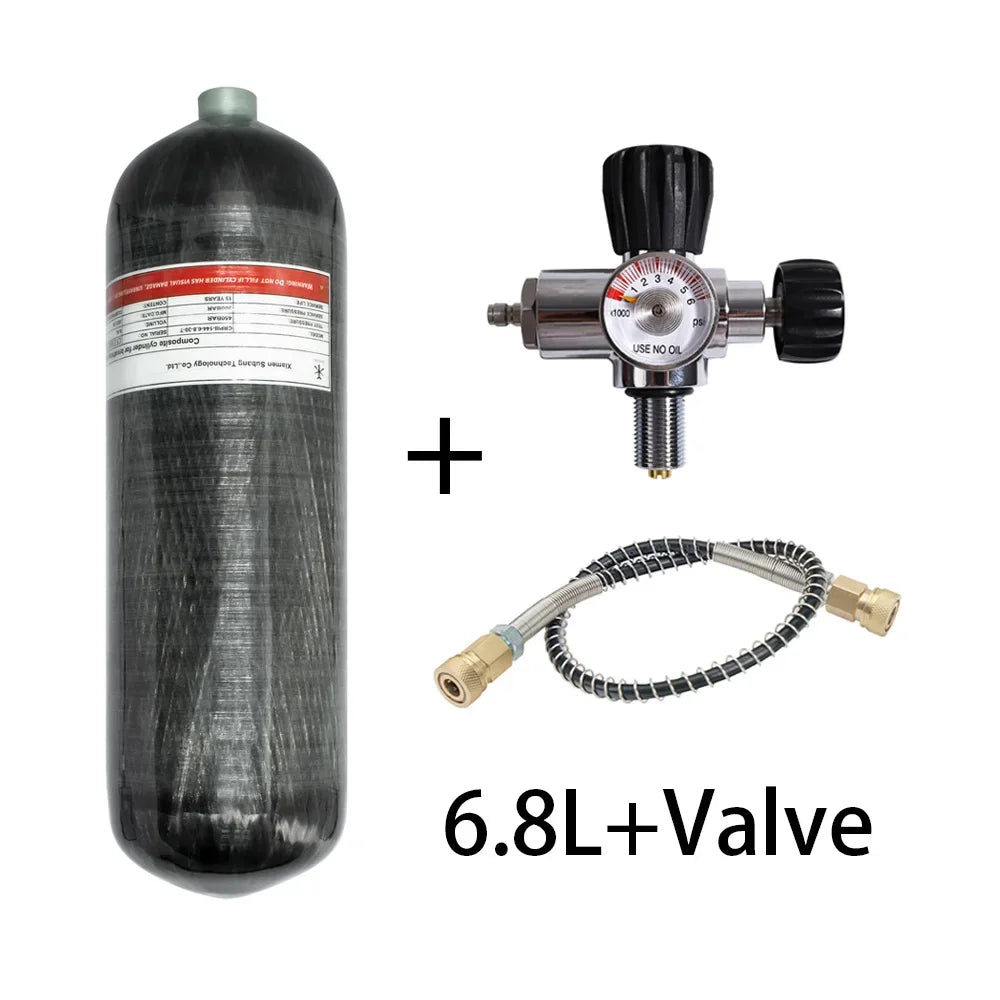 TUXING Carbon Fiber Scuba Diving Cylinder With Regulating Valve