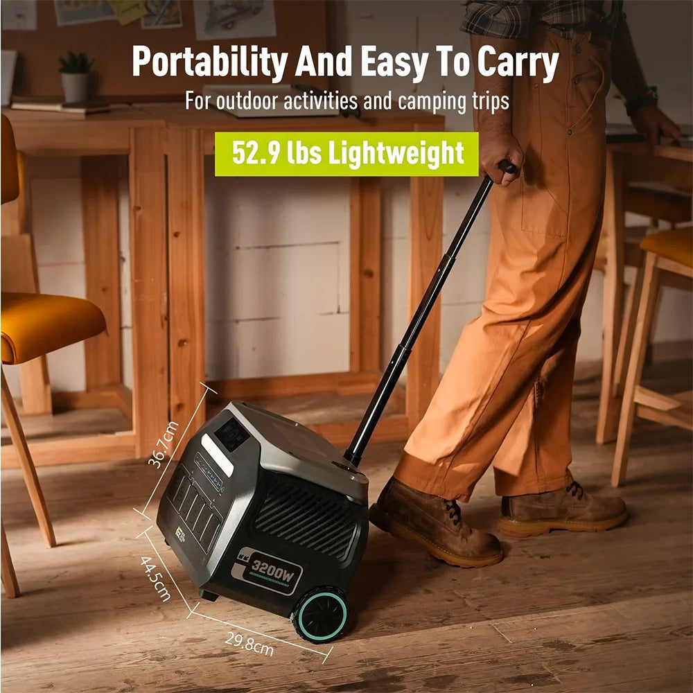 IEE Portable LiFePO4 Power Station for Home and Outdoor Backup