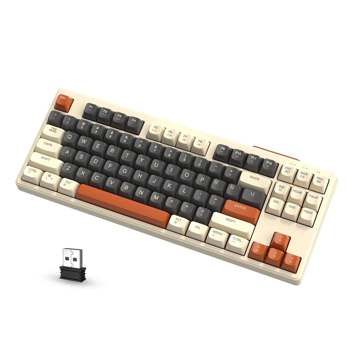 Attack Shark Dual Mode Wireless Gaming Keyboard With Bluetooth Connectivity