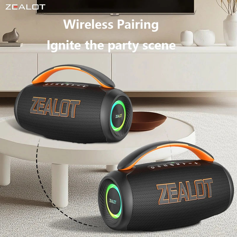 ZEALOT P12 Portable Bluetooth Speaker For Outdoor Parties And Camping