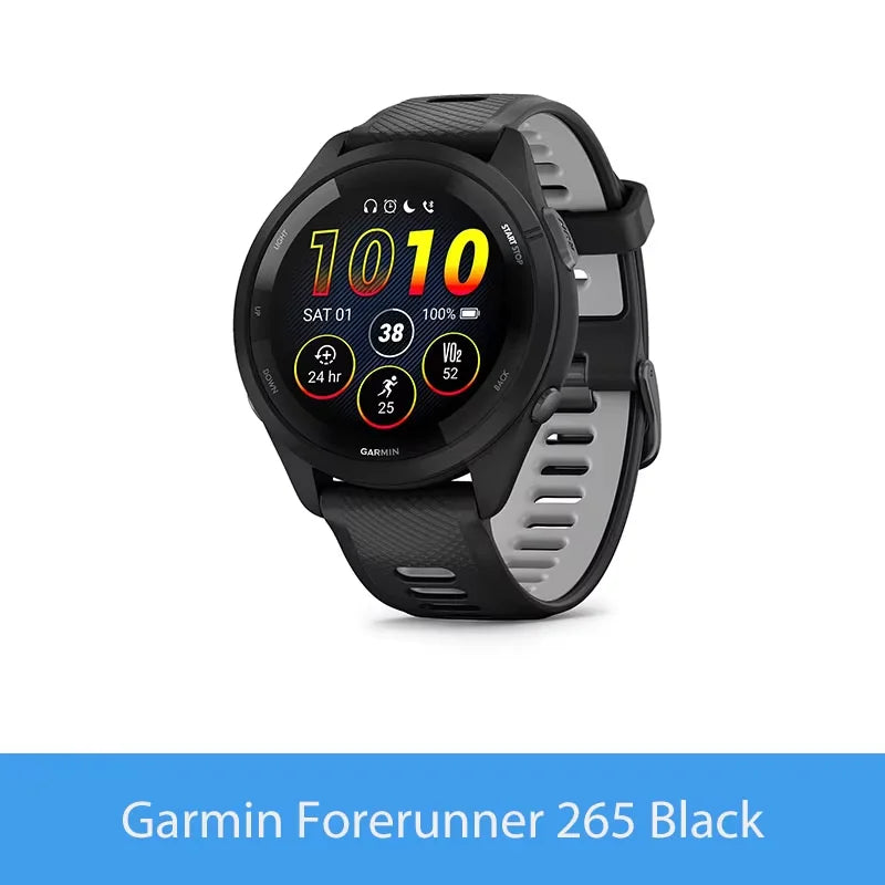 Garmin Forerunner 265 GPS Smartwatch AMOLED Display And Fitness Tracking