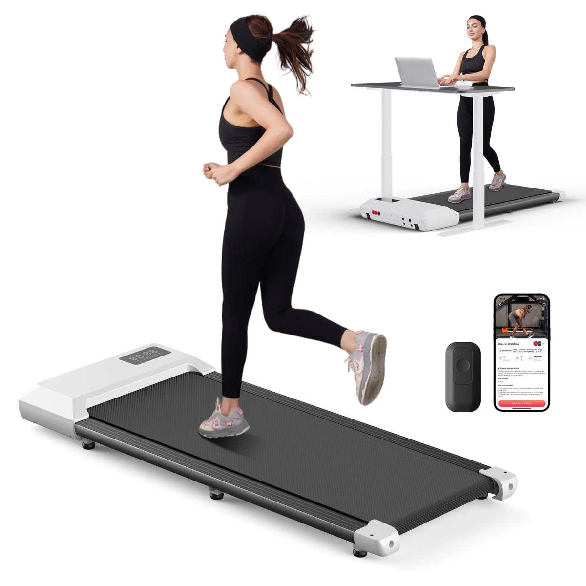 Superun 2.5Hp Home Treadmill With Bluetooth And Wireless Heart Rate