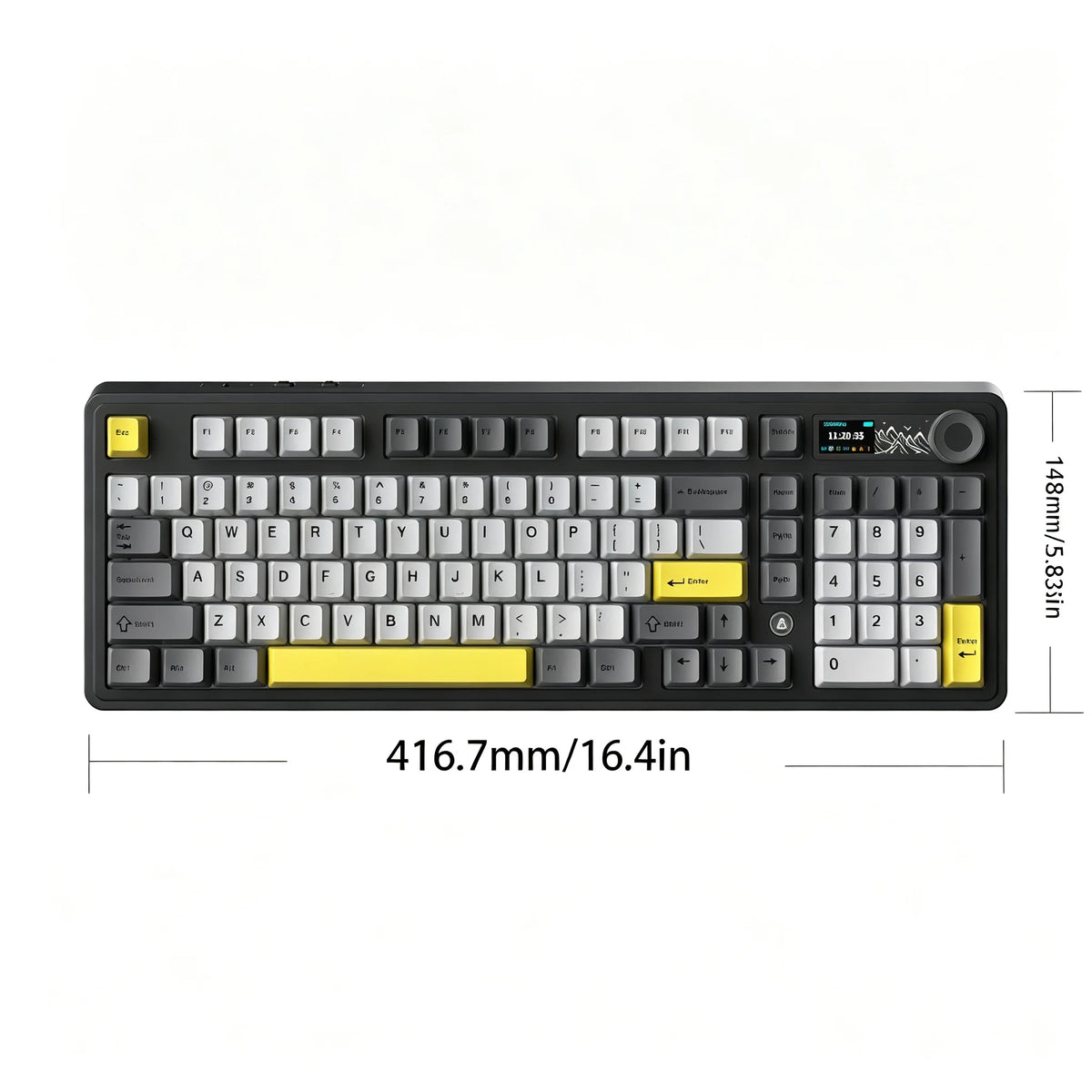Ajazz Mechanical Wireless RGB Hot Swappable Gasket Mount Keyboard