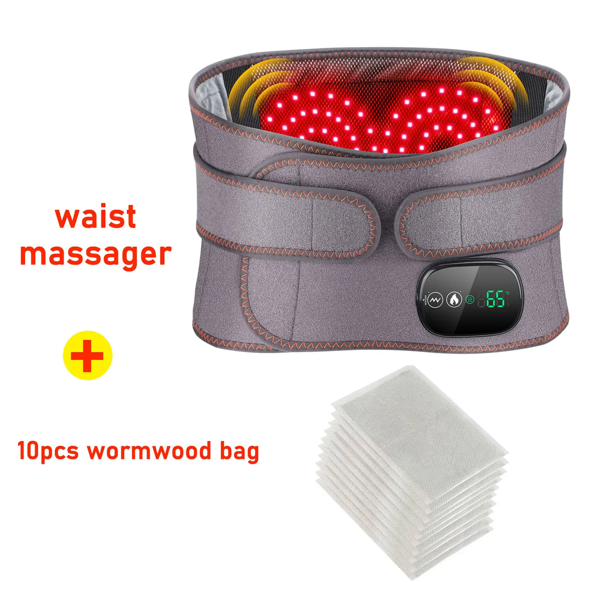 Ms.Dear Electric Heating Waist Massager Support Belt