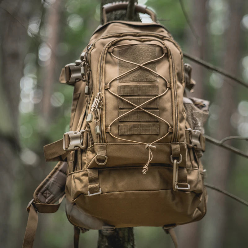 LQARMY Tactical Hiking Backpack for Camping and Outdoor Travel
