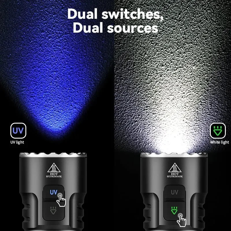 Sofirn SR23 UV Rechargeable Flashlight With Magnetic Tailcap