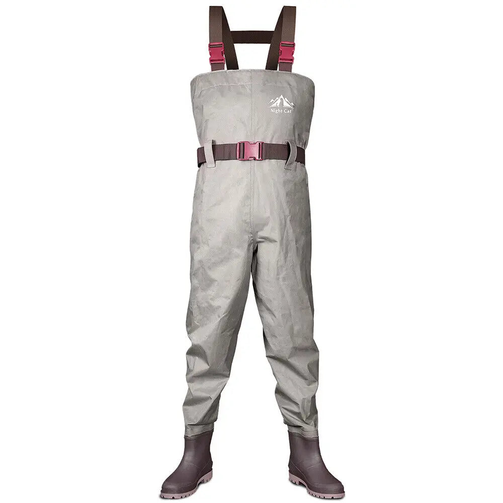 Night Cat Waterproof Fly Fishing Chest Waders With Durable Boots